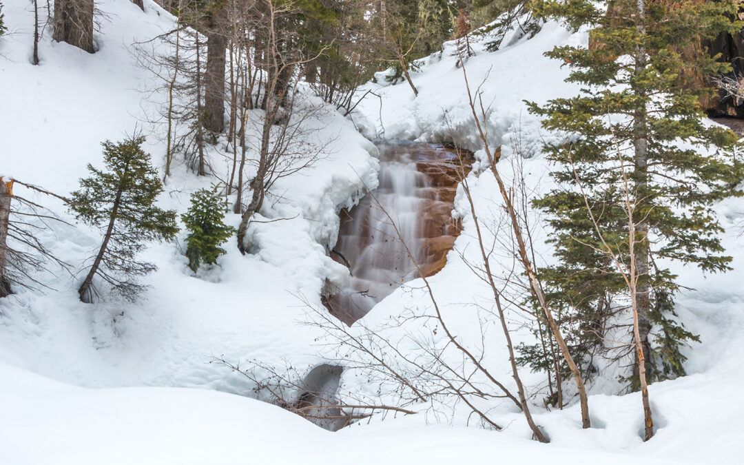 Bedrock Creek Falls Winter, La Plata Canyon, CO