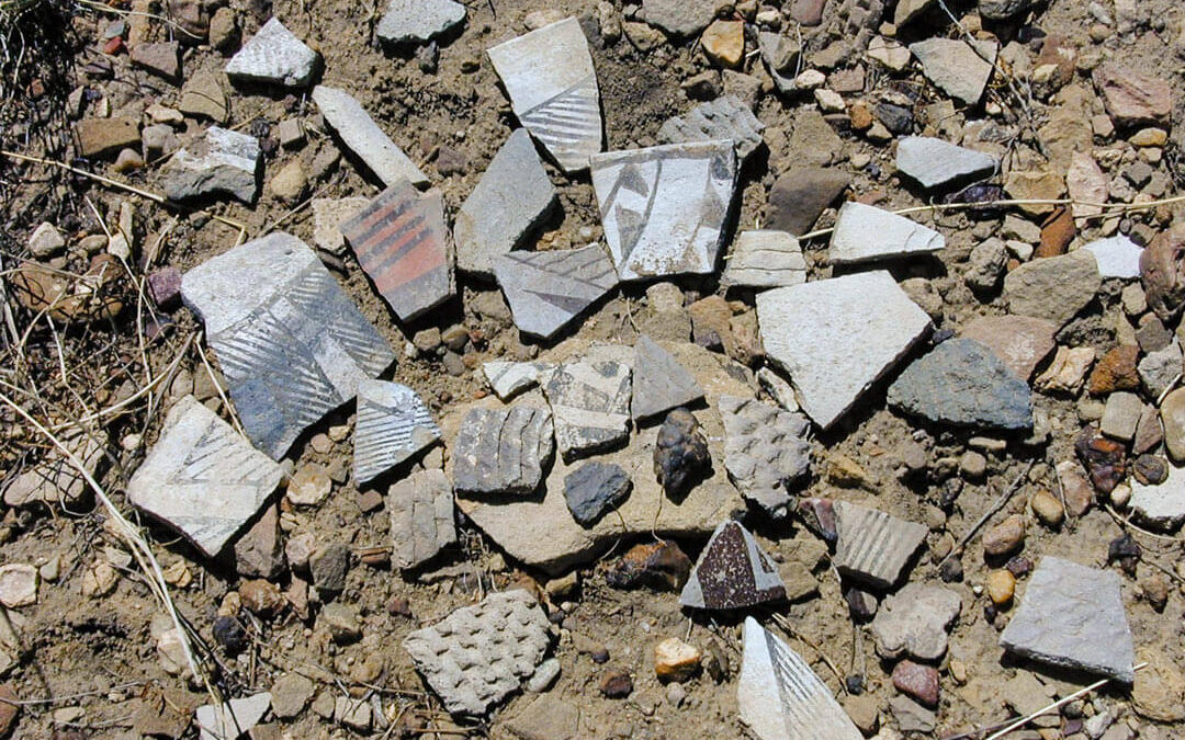 Pottery Shards, Chaco Canyon National Park, NM