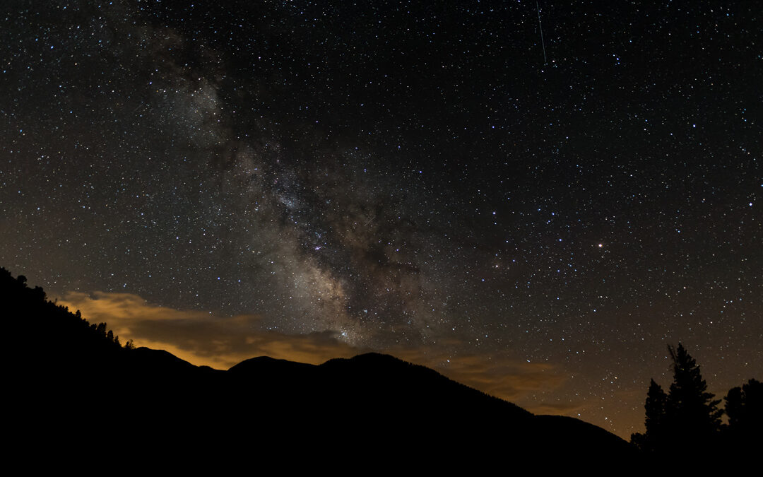 La Plata Canyon, CO Milky Way FMT, NM Lights