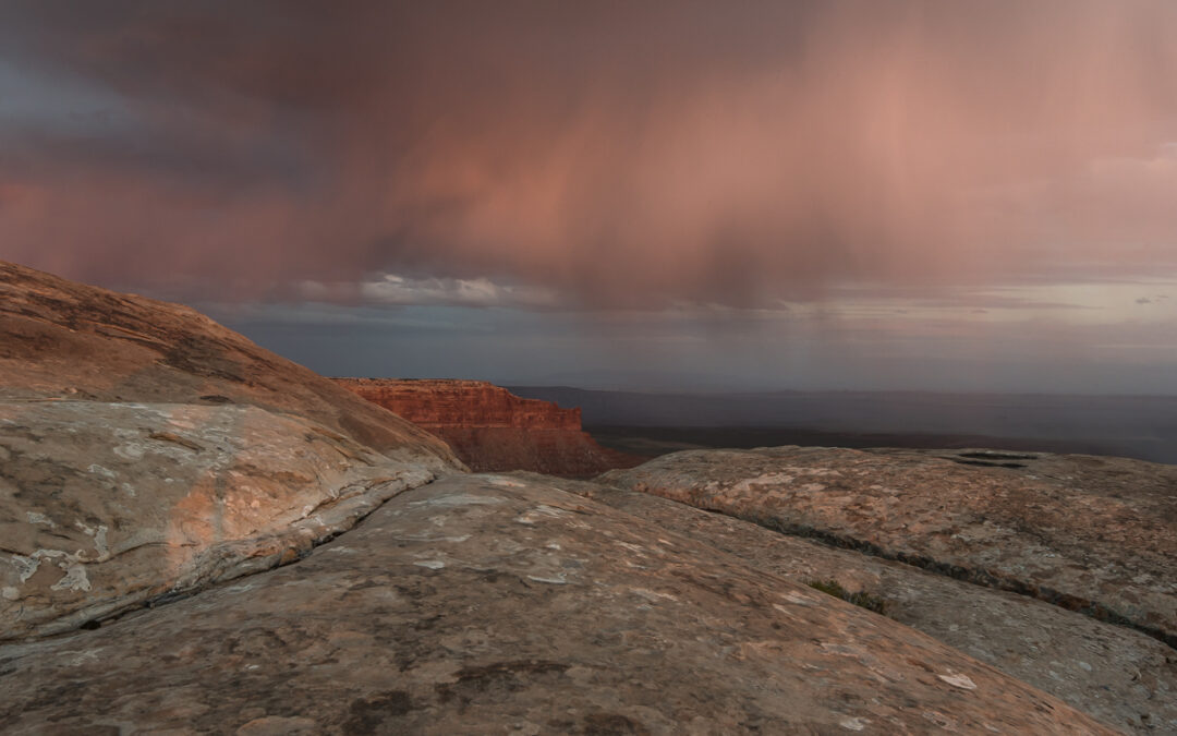 Muley Point, UT Evening Shower