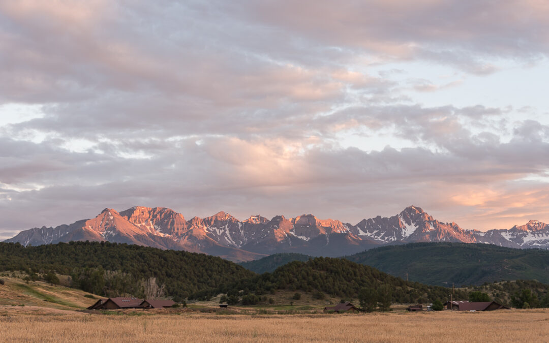 San Juan Mountains, CO Sunset